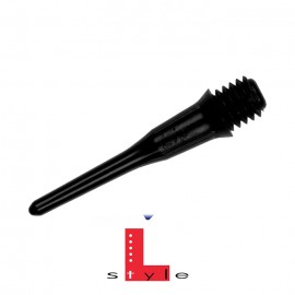 L-style Lippoint Short 22mm crni pikado špicevi