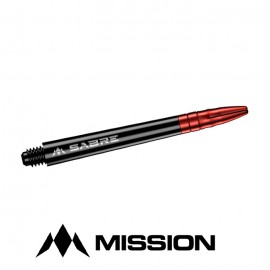 Mission Sabre Polycarbonate Crno Crveni pikado nastavci srednji