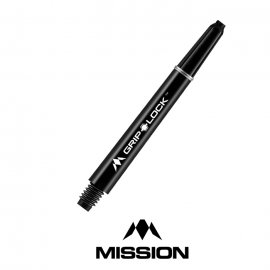 Griplock dart shafts black medium