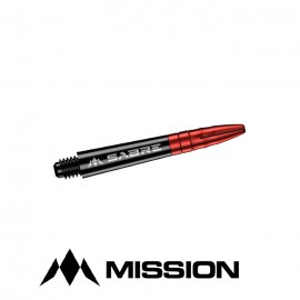 Mission Sabre Polycarbonate Crno Crveni pikado nastavci kratki